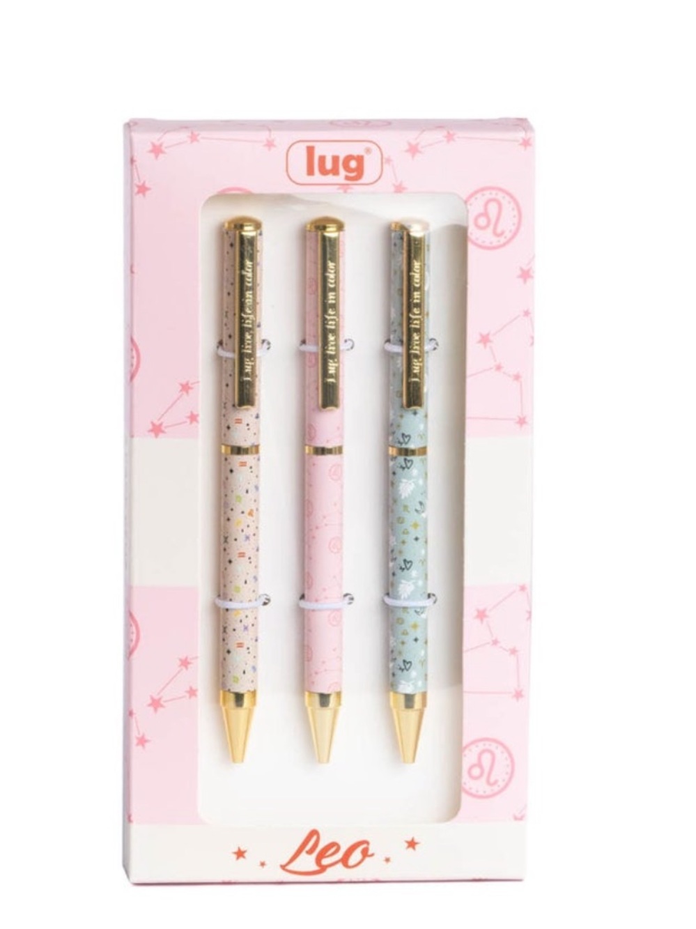 Lug Pens 3pk - Zodiac Leo